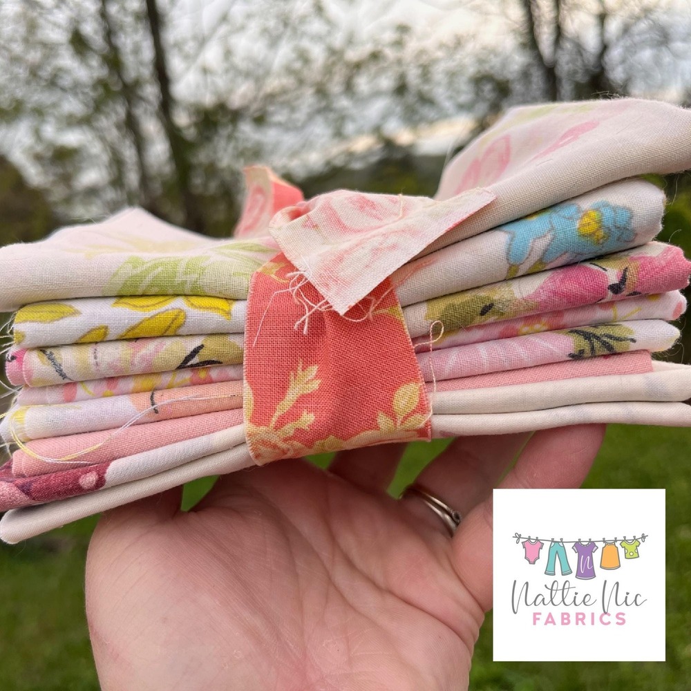 Pretty‎ and Sweet Vintage Linens Fat Quarter Bundle #2